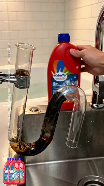 This is what a clean pipe looks like! #natruth #fyp #cloggeddrain #cleaningtips 