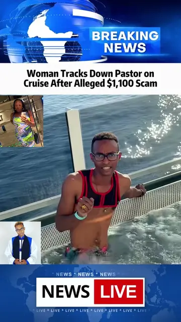 Woman Tracks Down Pastor on Cruise After Alleged $1,100 Scam#news #cruiseship #p