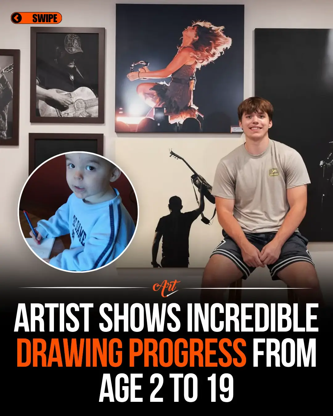 Seventeen years of drawing, one swipe at a time. ✏️ Anthony Miller shares his ar