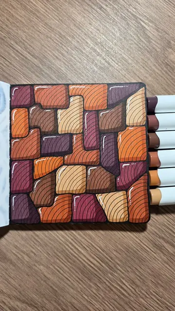 Dumbing down doodles, 1 doodle at a time. Autumn vibes today 🍂🍁 Products used:
