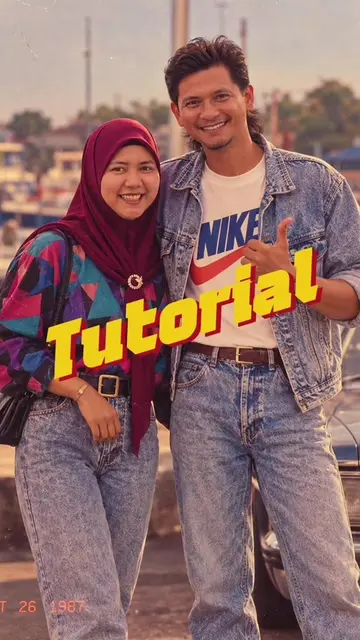 🇮🇩 Cara bikin trend foto 80-an di ChatGPT yang lagi ramai banget 📼✨
 Kalian p