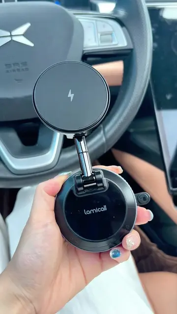 A phone mount and charger in one. 🧲⚡ Easy to grab, stays secure, and never fall