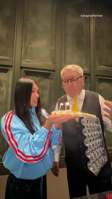 #JergensPartner The sweetest bday surprise to celebrate my doorman John & @Jerge