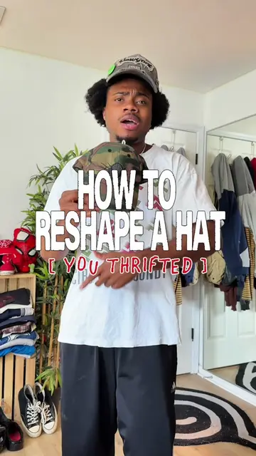 POV: you found the most cooked hat at the thrift 😭💀 so obviously… I had to bri