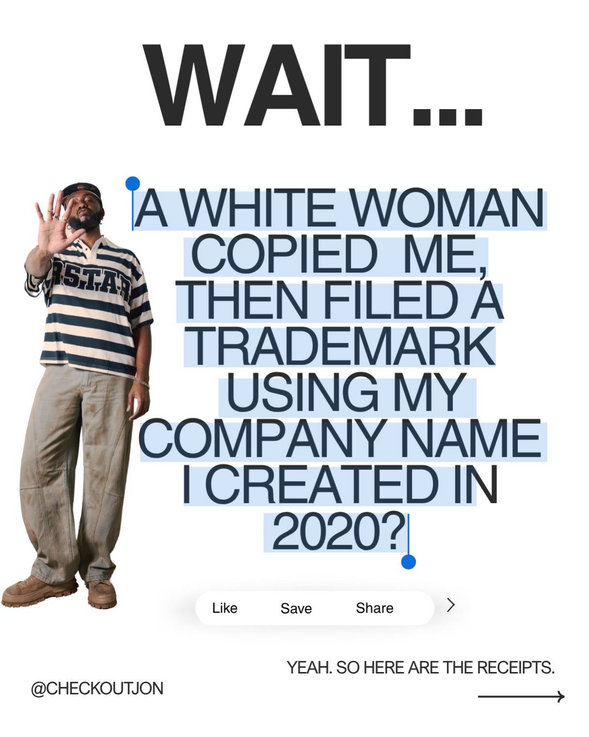 A white woman copied my brand. Then filed a trademark using my company name. I s