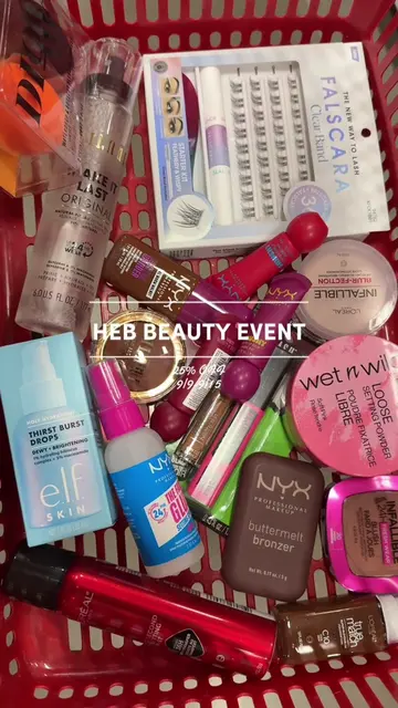 @H-E-B Beauty Event is BACK 😍💄 Save 25% off beauty items with the digital coup