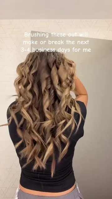 Hair ate down #hairtok #hairasmr #longhair #curltok 
