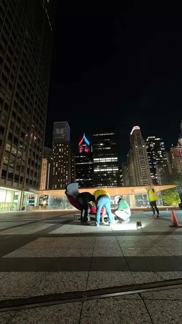 We brought something BIG to Chicago! 👀