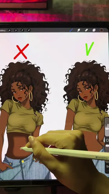How to draw a body | Brushes from Brusher — link in bio 🎨 #procreate #digitalar