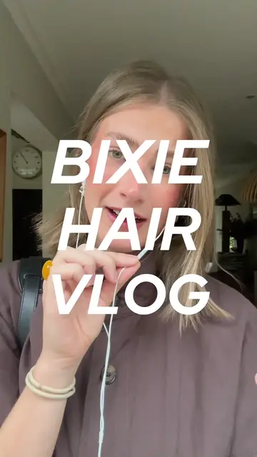 gets a bixie and suddenly she does vlogs ⭐️⭐️⭐️ hair done by the amazing Caspar 