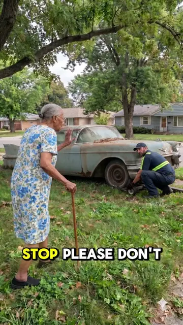This 1957 Cadillac was about to be removed after neighbors complained... but its