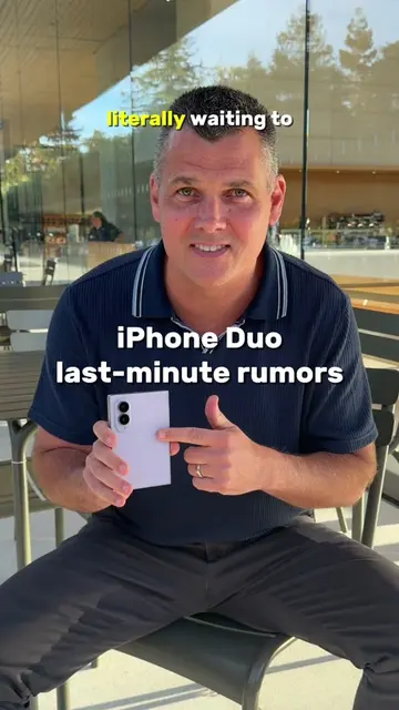 'iPhone Duo' what??? Super last-minute Apple Event rumors are calling Apple's fi