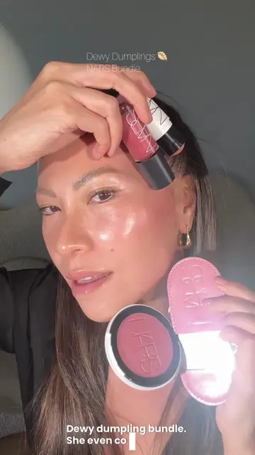 Dewing the most glowtastic cheek glow using my curated bundle with @narsissist. 