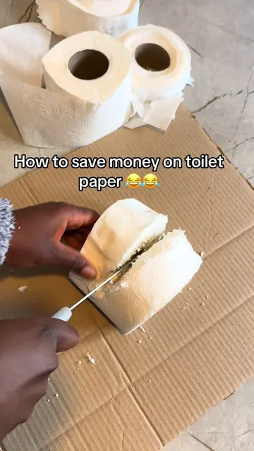 #savingmoney #money #toiletpaper #fyp 