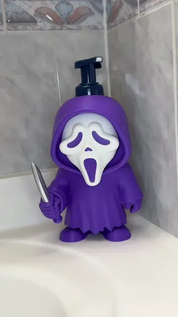 A nova cor chegou! 💜👻 O porta-sabão mais assustador e divertido agora também e