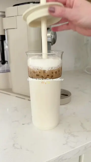 with a built-in cold foam maker✨🍦 