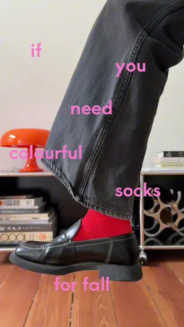 give your loafers a pop of color this fall with these socks and thank me later <