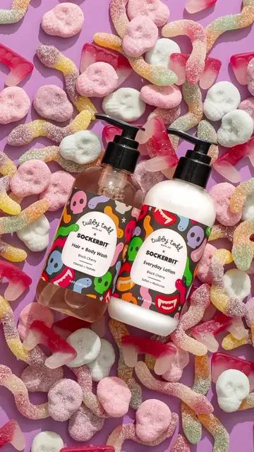 IT’S HERE! 👻🍒🍬 @tubbytodd x @sockerbitcandy is officially HERE and things are