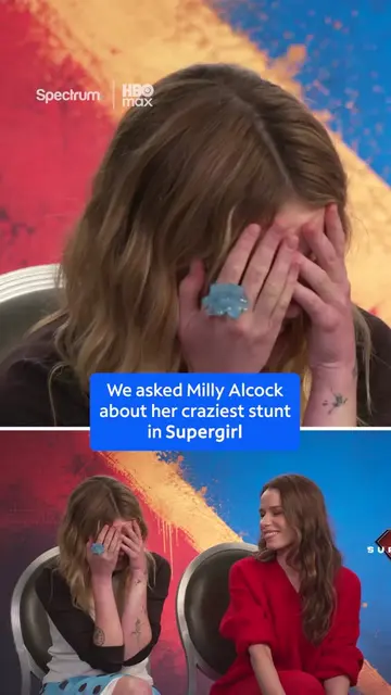 Milly Alcock doing her own stunts is so Supergirl coded. ⚡️ Don't miss the actio
