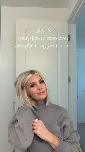 Sometimes the best hair days happen when you stop trying so hard🤍  Are you a si