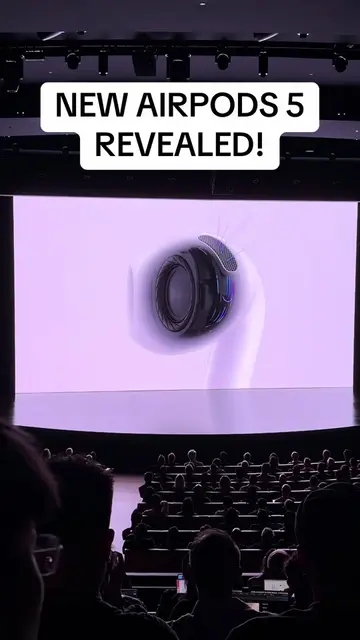 Here are the new Apple AirPods 5! @apple #apple #airpods #airpods5 #appleevent #