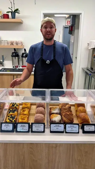 Meet David from Boule Carre Bakery! 🥐 This husband-and-wife bakery specializes 