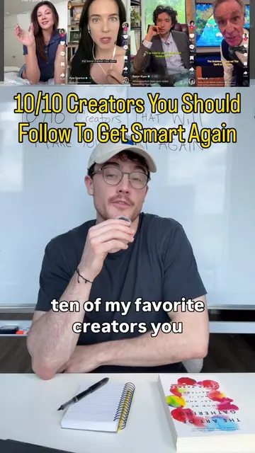 10/10 creators you should follow to get smart again (part 2). Here’s the list: @