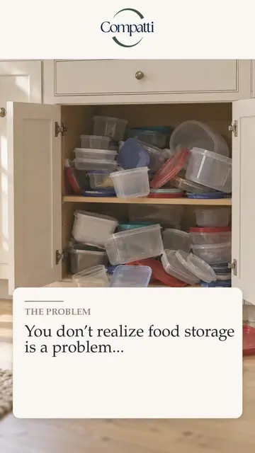 Once you see a better way, the container chaos is impossible to unsee. 👀 Compat