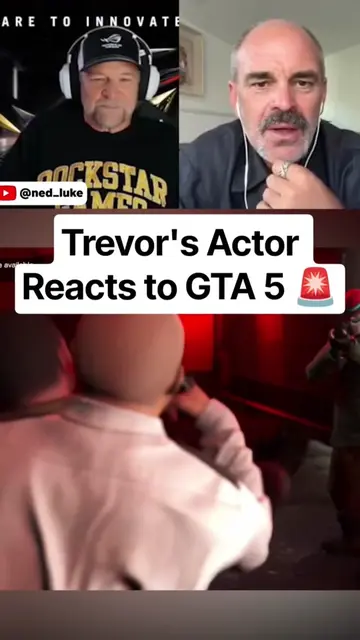 Trevor’s Actor Reacts to GTA 5 #gta6 #trevor #gaming #usa #react 
