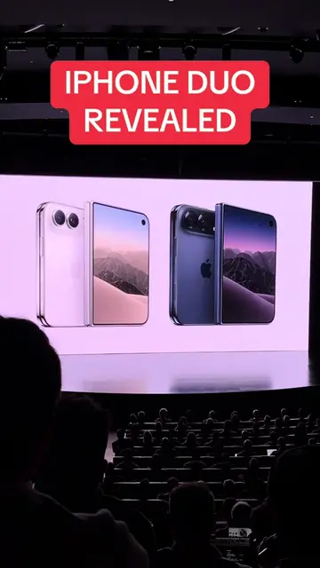 Apple’s foldable iPhone Duo smartphone! @apple #apple #iphoneduo #foldable #smar