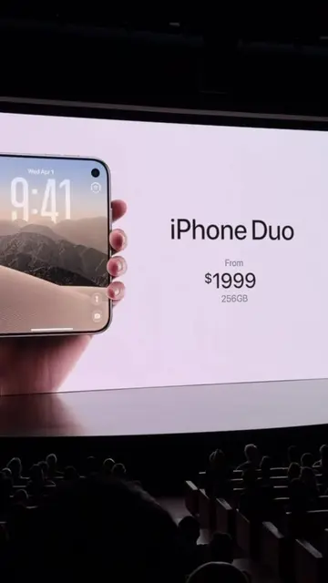 Well you’ll have some time to decide and/or save up #iphoneduo #apple #foldable 