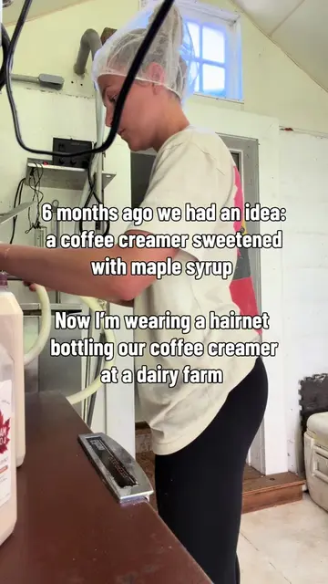 Follow our journey of bringing Maple & Cream to store shelves… 🍁🐄 #mapleandcre