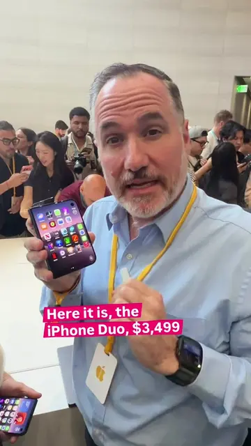 iPhone DUO - it’s real and it’s spectacular #apple #iphone #foldable 