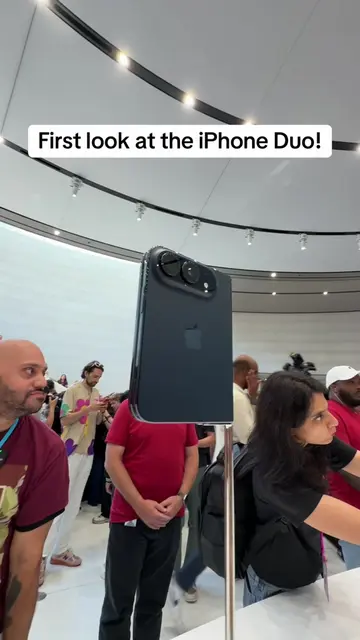 First look the the new iPhone Duo!  @apple  #apple #iphoneduo #iphone18 #iphone1