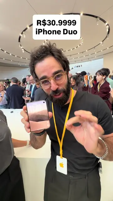 O iPhone Duo chega a partir de R$21.999 com 256gb e pode chegar até R$30.999 na 