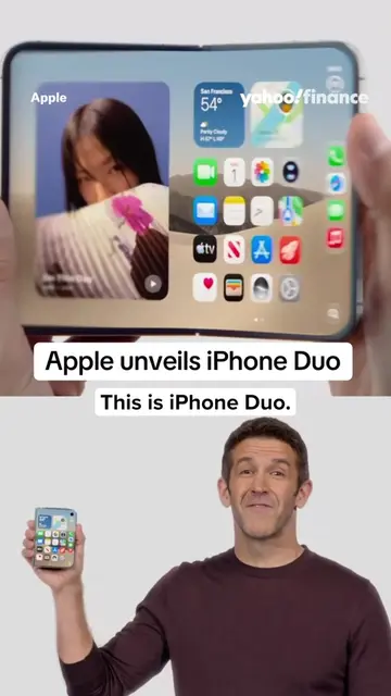 Apple debuts its long-anticipated flip phone, iPhone Duo, starting at $1999, and
