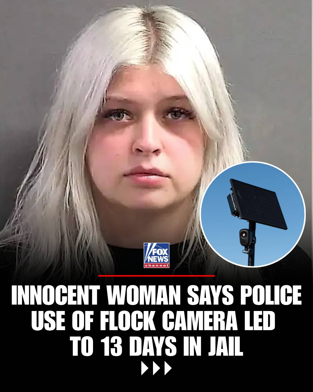 A woman spent 13 days behind bars after investigators accused her of being invol