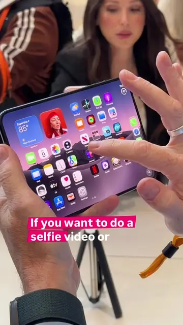 iPhone Duo has an invisible selfie camera - check it out!! #apple #event #duo #i