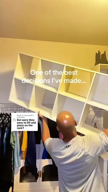 Replying to @Tmora187 the cube storage units aren’t so hard to lift up by yourse