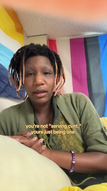 "guys this sassy white twink on tiktok with 30k followers is racist/ableist :(" 