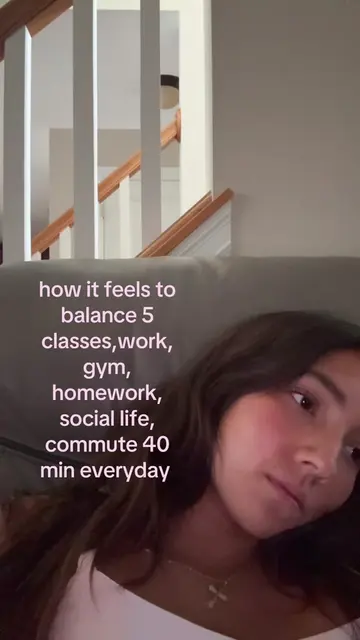 Barely holding on. It's week 3 🫪 #fyp #balance #college #relatable 