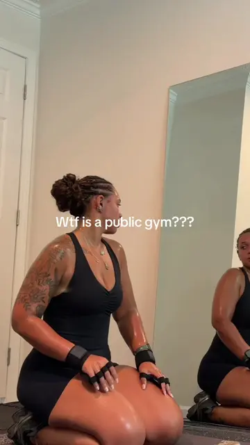 I loveeee my home gym 🥰 literally don’t miss going to the gym at all 😌 Home wo