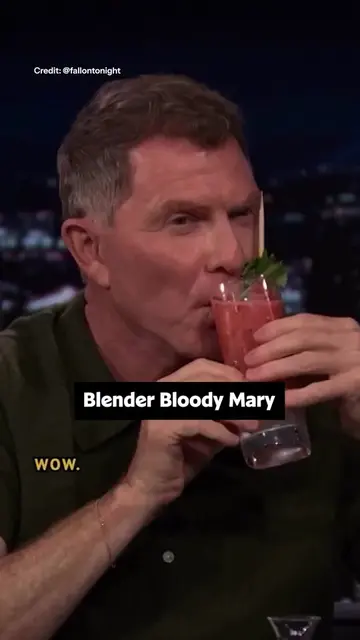 @nicolesperfectbite finds out for herself if Bobby Flay's Bloody Mary really is 