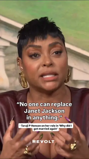 She’s giving Janet ALL her flowers 👑🖤 #tarajiphenson opened up about her role 