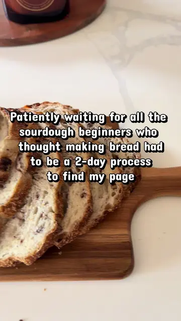 Sourdough doesn’t have to take all weekend 🤎 Same-day sourdough is kinda my thi