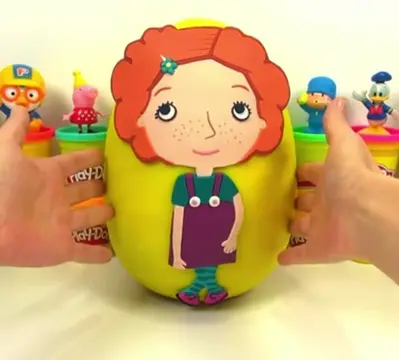 Giant “Nina Needs to Go” Play-Doh Surprise Egg! 🧡✨ #unboxing #nostalgia #blindb