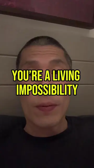 You’re a self-aware pile of stardust piloting a skeleton through infinite space,