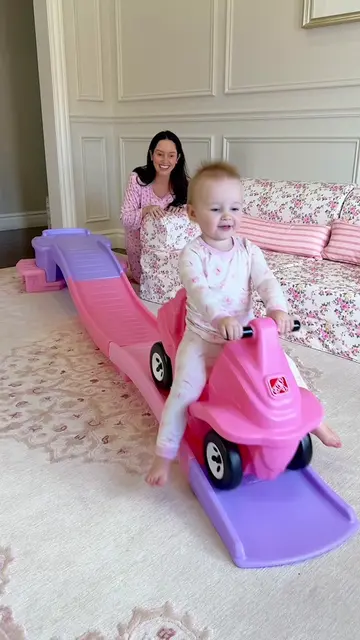 Stella calls this her “motorcycle” 🤭 and of course I had to take it for a test 