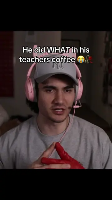 He did WHAT in his teachers coffee 😭🥀 #austyn #autsyn