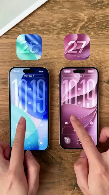 iOS 26 vs iOS 27: Pink liquid glass theme iPhone setup! Tutorial for this futuri